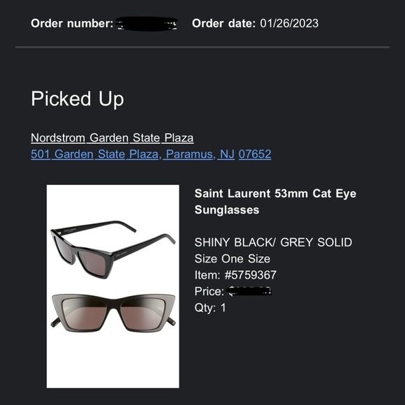 Authentic YSL Saint Laurent SL 276 MICA 53mm Cat Eye Sunglasses - Picture 11 of 11